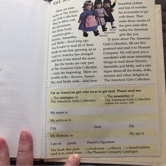 1986 Hardcover Kirsten Learns Lesson School Story American Girl Pleasant Company - Picture 8 of 8